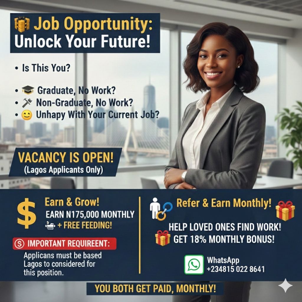 Job Vacancy in Lagos